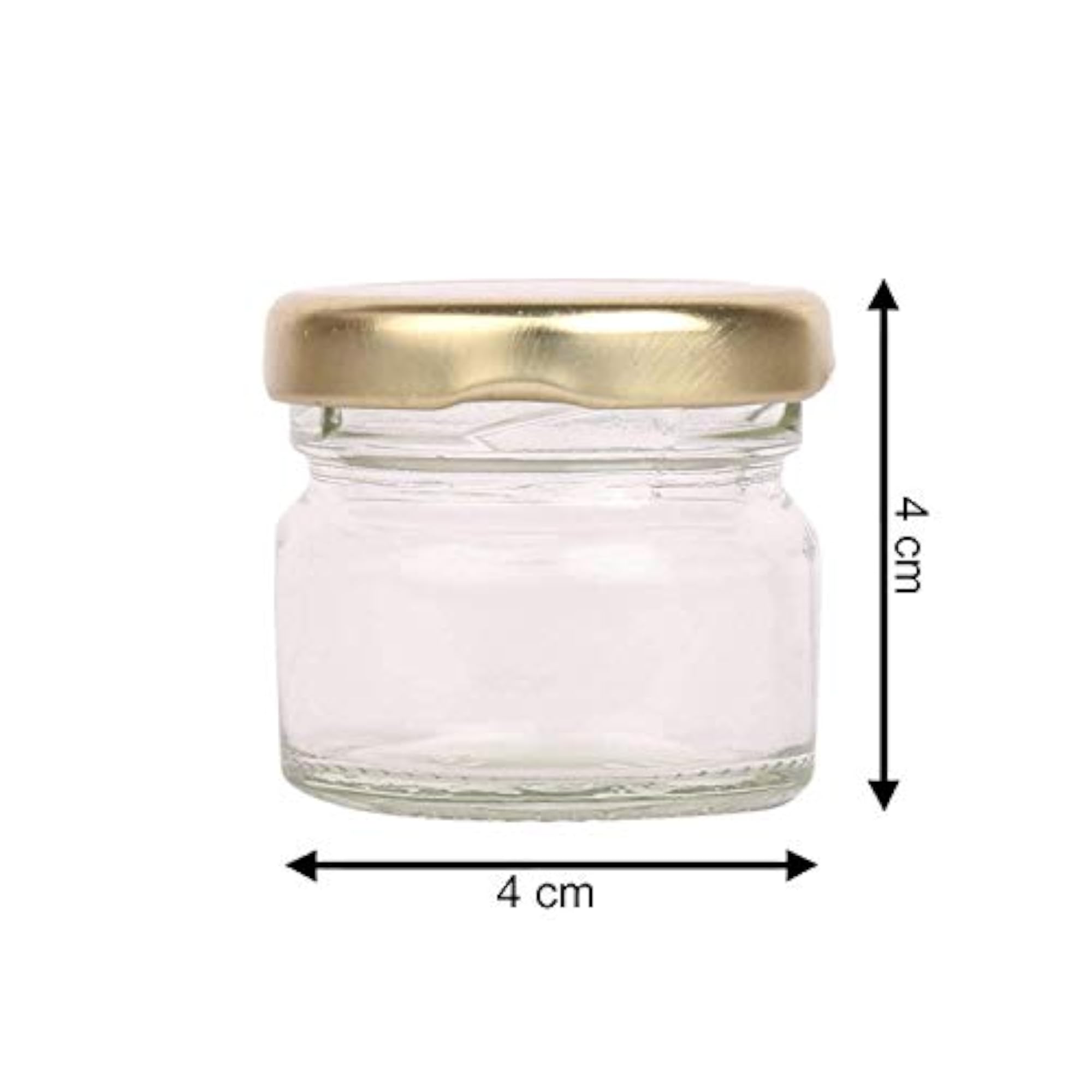 URBAN MOON Glass Mini Jar Container for DIYs & Spices